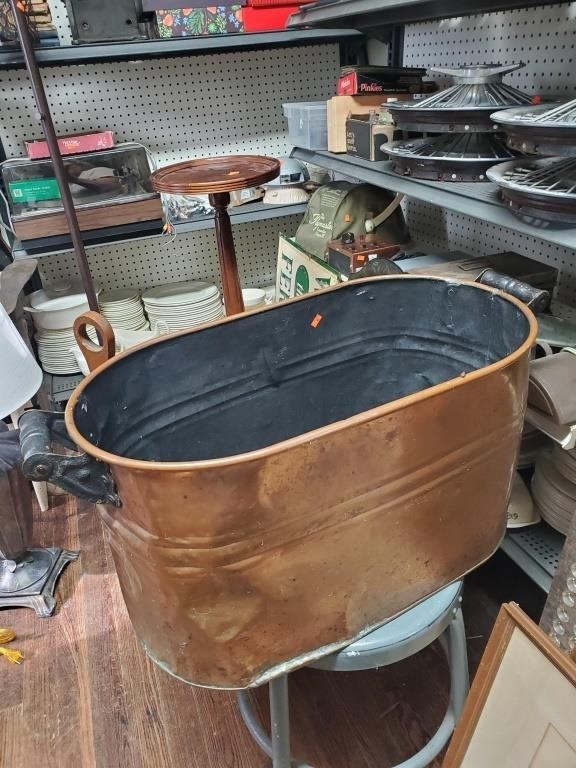 Vtg. Copper Boiler Pot