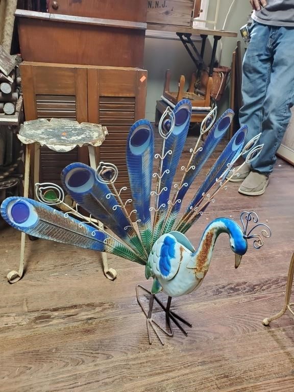 Metal Peacock