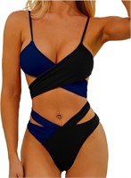 Tofern Women Bikini Sets Criss Cross High Waisted