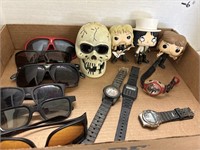 Funko Pop Characters, Sunglasses, Watches, Misc
