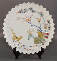 Mennecy 'Chinoiserie' Plate