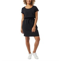 32 Degrees Women's XXL Mini Twill Dress, Black