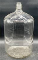 (SM) Vintage Clear Glass Jug 21 inches tall
