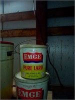 4 lb. Emge Pure Lard can