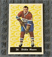1961-62 Dickie Moore Parkhurst Hockey Card #36