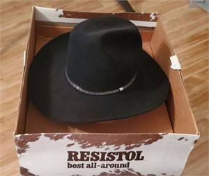 Resistol ladies cowboy hat H4504 Quicksilver 6-7/8