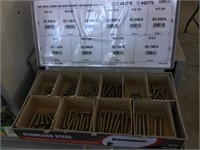 3 DRAWERS OF ASSORTED STAINLESS STEEL SCREWS