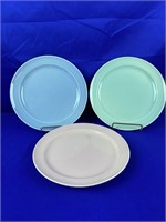 6 piece Lu-Ray pastels dinner plates