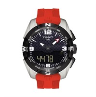 Tissot Men's Red Strap T-Tsolar Quartz Watch
