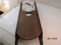 Wood Sled Decor