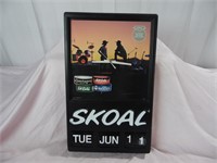 Skoal Tobacco Calendar Clock