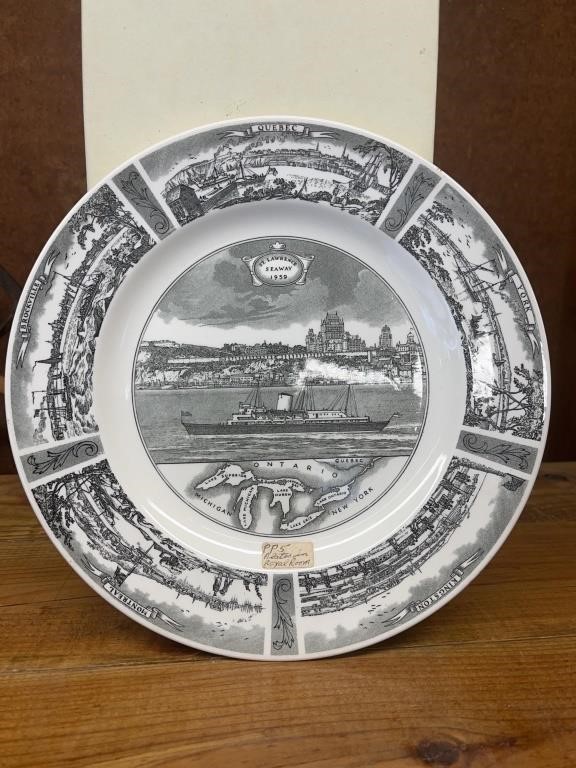 St. Lawrence Seaway Wedgwood Commemorative Plate