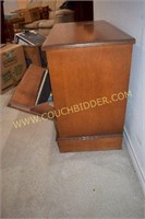 Vinyl Record Cabinet (some damage on front)