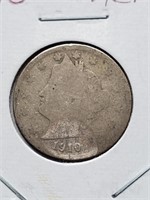 Acid Restored Date 1910 V-Nickel