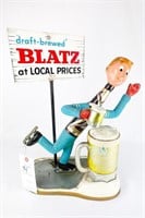 Vintage Blatz Beer "Ice Skater" 3D Store Counter