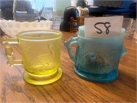 URANIUM GLASS MUGS