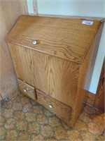 Oak Potato / Onion Bin w/ 2 drawers