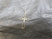 925 Ornate Cross Necklace