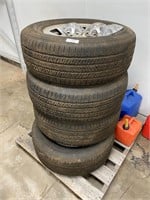 275 65 18 dodge truck wheel & good tires