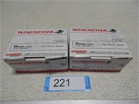 Winchester 9mm luger; 115 gr FMJ; 200 rounds; NO S