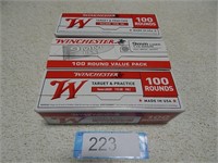 Winchester 9mm luger; 115 gr FMJ; 300 rounds; NO S