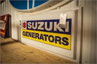 Suzuki Generator Sign Plastic