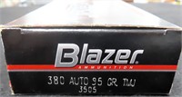 (46) Forty-Six Cartridges: Blazer .380ACP