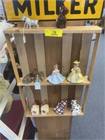 Small Display Rack w/ Salt & Pepper Shakers - incl