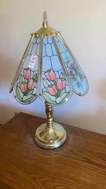 Pair of lamps 25 inches tall. One needs repaired