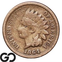 1864 Indian Head Cent, Copper-Nickel