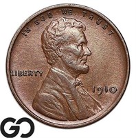 1910 Lincoln Wheat Cent, Well Struck