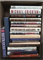 Box 17 Books-Hillerman, Crichton, Misc