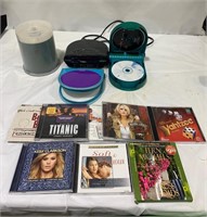 CD s  cases & Sony radio
