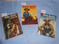 No. 102, 103 & 104 Gene Autry and Champion Comics