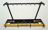 Wall Mounted Rubber Coated Locking Metal Gun Rack