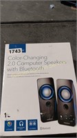 COLOR CHANGING 2.0 COMPUTER SPEAKERS WITH