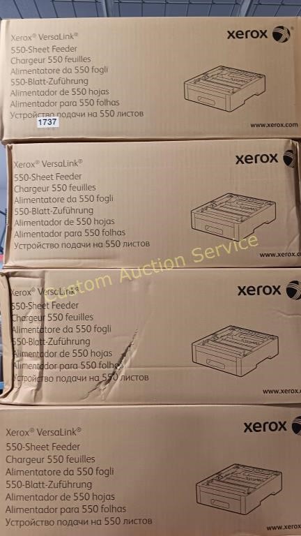 4 XEROX 550 SHEET FEEDERS