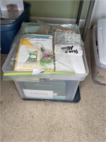 Tub of greeting cards
