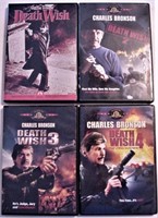 DEATH WISH, II, III, IV  4 Individual DVD'S