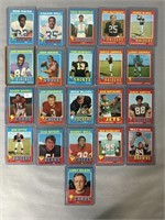 1971 Topps Football Card Lot
