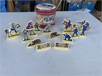 14PC WOODEN CIVIL WAR SOLDIER TOYS