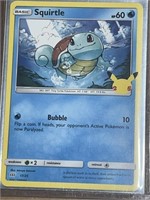 Pokemon SQUIRTLE #17/25 (NON-HOLO) 25TH ANNIVERSA