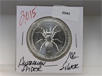 1oz .999 Silv Australian Spider $1