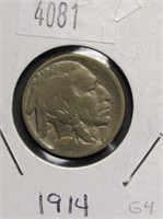 1914 Buffalo Nickel G4 Condition