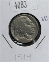 1914 Buffalo Nickel VG8 Condition