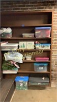 Book case with all Christmas decor  80 x 60 x 9