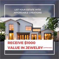 List your estate and receive $1000 in Jewelry