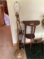 Brass lamp stand