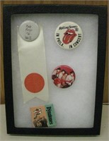 Display Box With Original Rock'n'Roll Pins