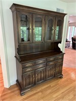 Colonial Manor two-piece hutch, made by Hale Co,